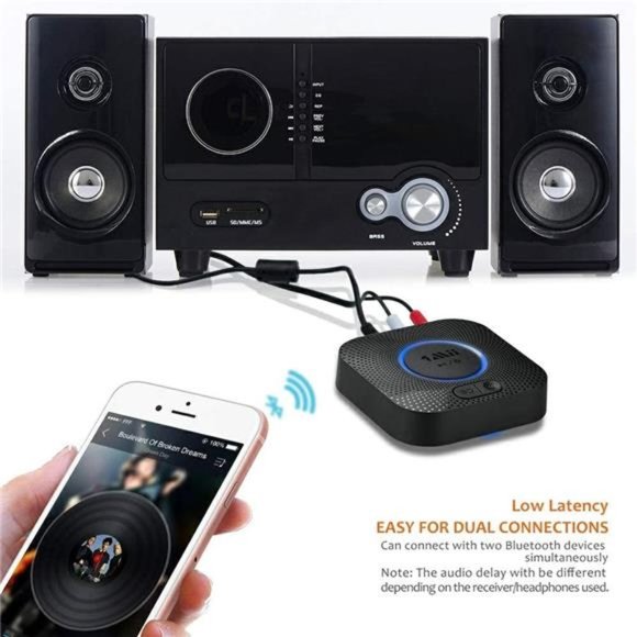 1Mii B06 Plus Bluetooth Receiver, HiFi Wireless Audio Adapter, Bluetooth 5.1 - Picture 4 of 6